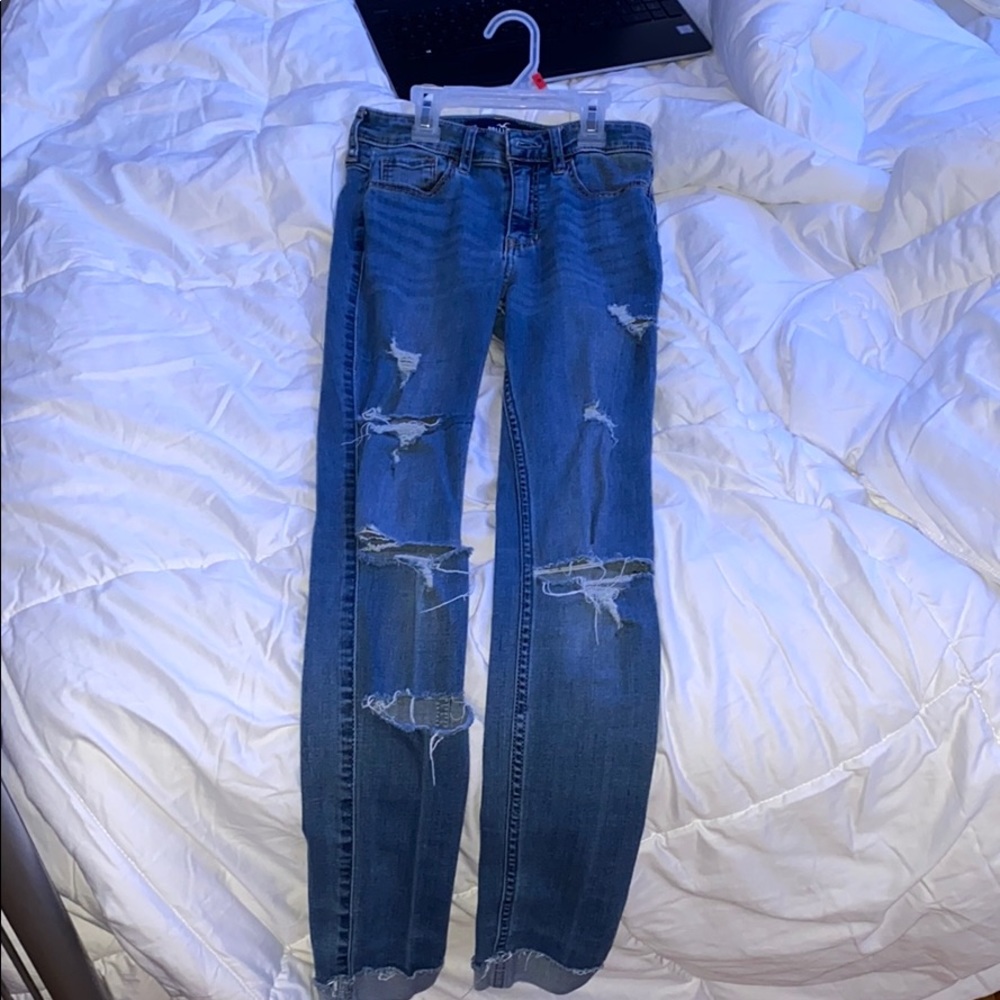 Blue Ripped Jeans